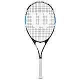 Wilson Damen/Herren-Tennisschläger, Anfänger, Tour Slam Lite, Griffstärke 3, blau/schwarz, WRT30230U3