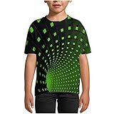 SoonerQuicker Kinder Jungen Mädchen drucken 3D T Shirts Hemden für Jugend Jungen Mädchen 4-14 Jahre T-Shirt 68