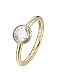 Pierre Cardin Damen-Ring Les Sources 925 Silber Zirkonia weiß Brillantschliff Gr. 53 (16.9) - PCRG90466B170