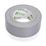 V1 Trade - Klebeband Panzertape Universal Duct Tape Silber - 48 mm x 50 m - Extra Stark Panzerklebeband für den Universellen Einsatz (1 Rolle - 400 Gramm)