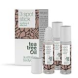 Australian Bodycare Spot Stick | Pickelstift mit Teebaumöl | Tea Tree Oil Anti Pickel Stift | Auch zur Pflege bei Akne | 100% Vegan | zum Pickel loswerden & nach ausdrücken | 3 x 9