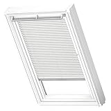 VELUX Original Jalousie (PAL), Weiße Seitenschienen, F06, Sand Struk