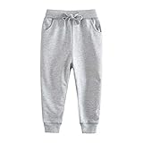 ROMIDA Kinderhose Junge Mädchen Einfarbig Lange Hose Warme Hose Mode Babyhose Baumwolle Jogginghose Baby Leggings Long Sweathosen Neugeborene Winterhose Lose Lange Hose Lose F
