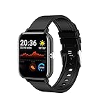 wojonifuiliy Smartwatch für Herren und Damen, Fitnessuhr Sport Uhr Digitaluhr Bluetooth Smart Watch mit Schrittzähler, Wasserdicht Schlafmonitor Sportuhr für IOS Android Fitnessuhr Herren D