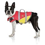 Bella & Balu Schwimmweste für Hunde – Reflektierende Hundeschwimmweste für maximale Sicherheit im und am Wasser beim Schwimmen, Segeln, Surfen, SUP, Kayak & Kanu Fahren und bei Bootsausflügen (Gr. S)