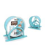 NIDONE 1pc Hamster-Rad-pet Comfort Tretmühle Laufräder Hamster Laufrad Stille Spinner Groß Und Leicht Anbringen Zu Drahtkäfig Für Kleintiere (blau)