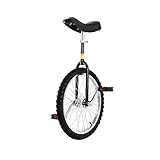 Yonntech Unicycle 16'/20' Outdoor-Coach Einrad-Höhe einstellbar, Nicht rutschfeste Butyl-Bergradwaage-Zweirad-Familie (16 RED)