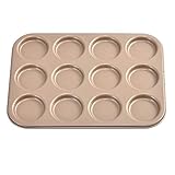 Whoopie Backform, Antihaftbeschichtung für Makronen,Whoopie Pies Pan für 12 Stück 34 x 27 