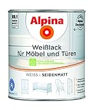 alpina Weißlack für Möbel und Türen 750 ml Farbe W