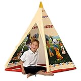 John 78607 - Yakari Tipi Zelt - Indianerzelt, Wigwam, Spielzelt, Kinderzelt, Spielhaus mit gedrucktem Motiv fü