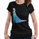 Disney Frozen Elsa of Arendelle Damen T-Shirt Gr. XXL, Schw