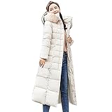 BOMINGS Damen Parka Lange Jacke Warm Casual Winterjacke Wintermantel Daunenmantel Daunenjacke mit Fellkapuze Steppjacke Pelzkragen-Kapuzenjack