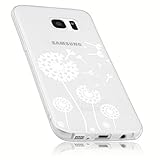 mumbi Hülle kompatibel mit Samsung Galaxy S7 Handy Case Handyhülle mit Motiv Pusteblume, transp
