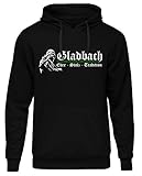 Gladbach Ehre & Stolz Kapuzenpullover | BMG Männer | Herren | Sport | Nordrhein Westfalen | Fussball | Ultras | Trikot (XL)