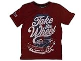 Fast and Furious Jungen T-Shirt Kinder Kurzarm Shirt Take The Wheel 116-152 (152, Bordeaux)