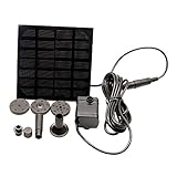 LOVIVER Solar Power Wasserpumpe Gartenbrunnen Pool Wasserteich Pump