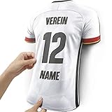 Elbeffekt Trikotlampe für Deutschland Fans aus Holz - personalisierbares Geschenk - schenke Dein individuellen Deutschland Fanartikel aus E