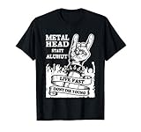Metalhead statt Aluhut - Heavy Metal & Rocker Pommesgabel T-S