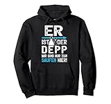 JGA Shirt Er ist der Depp Outfit Männer Junggesellenabschied Pullover H