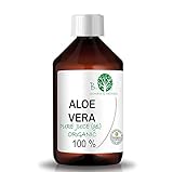 Aloe Vera Saft, flüssig, ohne Verdickungsmittel, gefiltert 100 prozent pur aloe vera Aloe Vera Gel Bio 100% Biologisch Kontrollierter Anbau 500