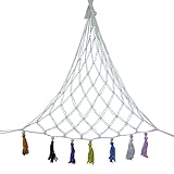 ZJHGQ Spielzeug-Aufbewahrungsnetz Woven Corner Storage Hängematten Mesh Stofftiere Organizer Schlafzimmer Wohnzimmer Schlafzimmer Wohnzimmer Hängenetz,Stil 8