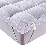 Bedecor 3D Ultra Soft Matratzenauflage,Microfibre Polyester Mattress Pad,rutschfest Antiallergisch Matratzen Topper 140 x 200