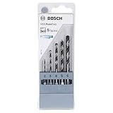 Bosch Professional 5-tlg. PointTeQ Sechskantbohrer-Set (für Metall, Ø: 2-6 mm, Arbeitslänge: 24-57 mm, Gesamtlänge: 60-98 mm, ¼'-Sechskantschaft, Zubehör für Schlagschrauber und Bohrschrauber)