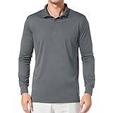 MENSU Herren Regular Fit Langarm Hemden Revers Button Up Einfarbig Poloshirt Männer Herbst und Winter Lässig Klassisch Leicht Bequem Pullover T-Shirt Baumwolle Polyester Sweatshirt Top