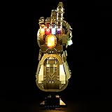 Hosdiy Beleuchtung Set Kompatibel mit Lego 76191 Marvel Infinity Handschuh, Led Licht Beleuchtungsset (Nur Beleuchtung, Ohne Lego Set) (Classic Version)
