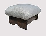 Barhocker Gepolsterter Fußhocker Fester Stoff 7'Hoher Ahornfleck (Malibu-Meersalz - Ahorn) (Color : Malibu Sea Salt Maple)