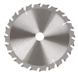 Scheppach 3901802704 Zubehör Säge Sägeblatt, passend für die Tauchsäge PL55, Vollholz, Laminat und Kunststoffe, Durchmesser 160 x 20 x 2,4, 24 Z