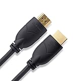 Cablesson Basic 10m High Speed HDMI Kabel (HDMI Typ A, HDMI 2.1/2.0b/2.0a/2.0/1.4) - 4K, 3D, UHD, ARC, Full HD, Ultra HD, 2160p, HDR - PS4, Xbox One, Wii, Sky Q. für LCD, LED, UHD, 4k TV - schw