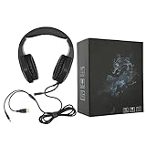 VBESTLIFE Kabelgebundene Gaming-Kopfhörer, Over-Ear-Gaming-Headset Noise Cancelling Mic Stero RGB-Beleuchtungsmodus-Kopfhörer mit All-Inclusive-Design, für Laptop-Desktop