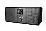 Xoro DAB 700 IR WLAN Internet Radio (DAB+, Spotify Connect, BT 4.0, Farb-Display, 2x10 Watt, Weckfunktion, 12V=) schw