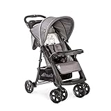 Hauck Disney Buggy Shopper Neo 2 / Belastbar bis 25 kg / 2 Getränke und Zubehör Ablagen / Einhändig Faltbar / Kompakt / Liegeposition ab Geburt / XL Einkaufskorb / Pooh Cuddles / Grau Beig