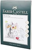 Faber-Castell Art & Graphic Skizzenblock, A4 160 g / m² Block mit 40 B