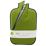 HugoFrosch Öko-Wärmflasche 2,0 L mit Softshell-Bezug bamb