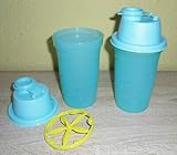 Tupperware® Shake It ! 2x 25ml Messbecher/Mixbecher mit Quirlscheibe NEU