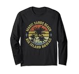 Magic Sands Hawaii Retro Palm Sonnenuntergang — Stranddesign Lang