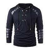 Halloween Herren Gothic Hoodie Sweatjacke Kapuzenpullover Sweatshirt Farbvarianten Kapuzenjacke Kapuzenpulli Mit ReißVerschluss Langarm Sport Style Casual Fitness Training Basic lauschig