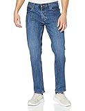 Wrangler Herren Authentic Straight Jeans, Mid Stone 14V, 34W / 32L