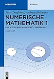 Numerische Mathematik 1: Eine algorithmisch orientierte Einführung (De Gruyter Studium, Band 1)