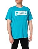 MUSTANG Herren Alex C Acid T-Shirt, hellblau, L