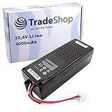 Hochleistungs Li-Ion Akku 32,4V / 4000mAh für Bosch Indego 800 850 1000 1100 Connect 1200 Connect 1300 1999 3600 10C 13C ersetzt F016104299 F016L67804