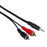 Hama Audio-Kabel 3,5-mm-Klinken-Stecker - 2 Cinchstecker, 2