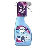 Febreze Textilerfrischer (500 ml) Amethyst Blütentraum, Textilspray entfernt Gerüche und hinterlässt F