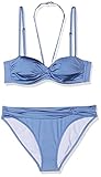 Lascana Damen Bügel-Bandeau-Bikini Bikinioberteil, Blau (Light Blue 17), 40