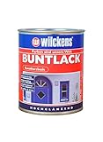 Buntlack hochglänzend Moosgrün - RAL 6005 2,5 l Lack Kunstharz Wilckens ca. 35 m² Innen Außen wetterbeständig Farblack Lackfarb