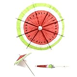 WANGIRL 100 Stück Cocktail Sonnenschirme Papier Cocktailschirme Mini Getränkeschirme Cocktailspieße Bambus Cocktail-Sticks für Bar Vorspeisen Früchte Desserts Partyzubehör (Color : D)