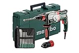 Metabo Multihammer UHEV 2860-2 Quick Set Extrem robust für harten Dauereinsatz - inkl. SDS-plus-Bohrer-/Meißelsatz (10-tlg.)und Koffer 600713510